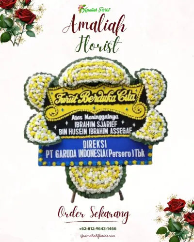 Papan Bunga Duka di Puncaksari